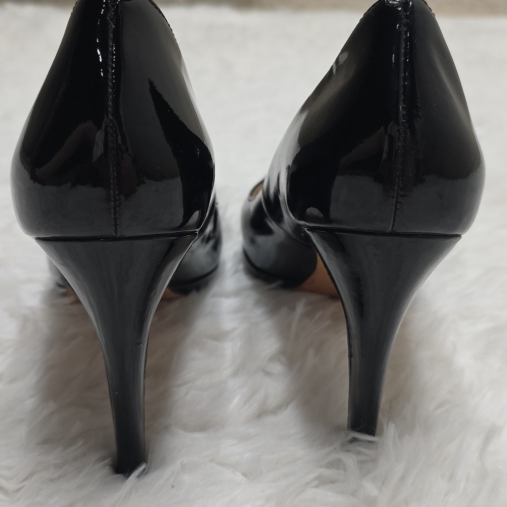 Cole Haan Chelsea Nike Air Black Patent Leather Heels. Size 9.5 - Picture 6 of 9